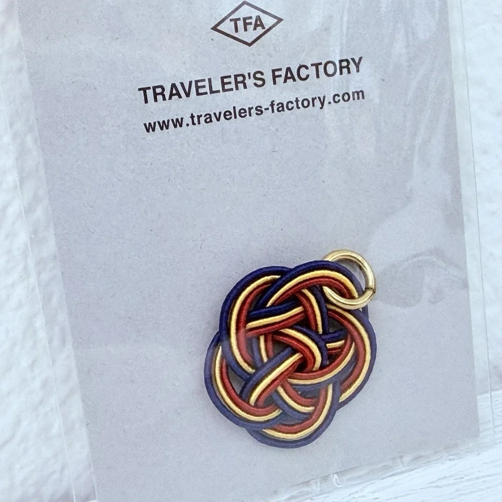 Traveler's Factory Mizuhiki Charm Navy JAPAN Traveler's Notebook NEW